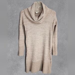 Anthropologie light brown sweater dress Size XS
